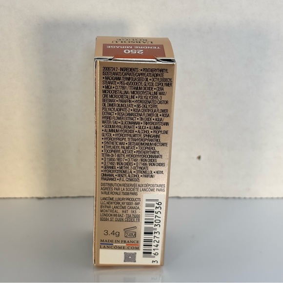 Lancôme L'Absolu Rouge Cream Lipstick 250 Tendre Mirage - Peachy Nude - Picture 3 of 8